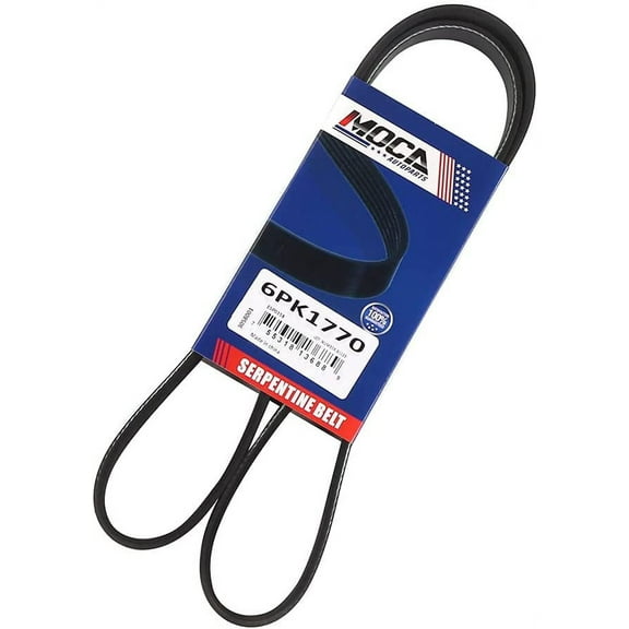 MOCA AUTOPARTS 6PK1770 Serpentine Belt fit 1998-2001 for Mazda B2500 2.5L 2492CC l4 GAS SOHC Naturally Aspirated