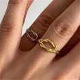 thumbnail image 3 of ZHOUSUFEN Stainless Steel Jewelry Peronslized Clavicle Chain Knot Layered Bracelet Rings for Wedding Party, 3 of 7