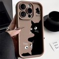 thumbnail image 3 of Soft TPU Phone Case For iPhone 13 Pro Max 11 15 14 12 XR X XS 7 8 Plus SE SE3 14promax 15promax Len Protection Cat Funda Cover, 3 of 4