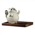thumbnail image 1 of Ceramic Cat Incense Holder Handmade Desktop Ornament Cute Animal Shape Decoration For Home Meditation Relaxation Study And, 1 of 4