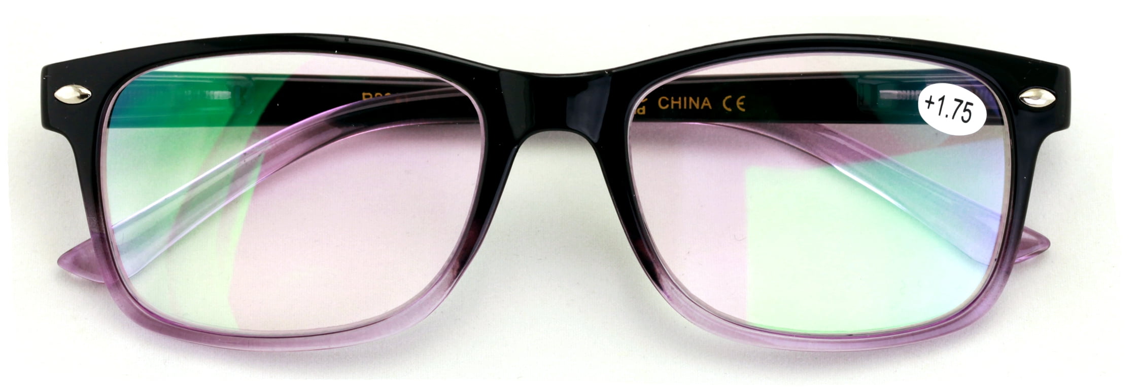 V.W.E. Rectangular Lightweight Reading Glasses AntiReflective