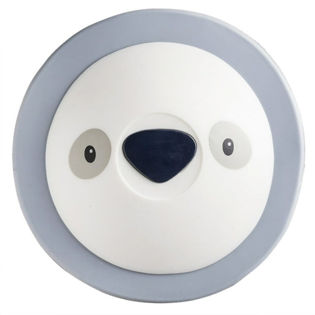 Drain Stopper Press Type Design 10cm Large Disc Easy Cleaning Reducing Odor TPR Sink Cover for Kitchen BathroomWhite