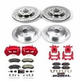 thumbnail image 2 of PowerStop Front and Rear Z23 Evolution Sport Brake Pad and Rotor Kit with Red Powder Coated Calipers Fits: INFINITI Select Models KC8006, 2 of 2