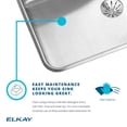 thumbnail image 4 of Elkay Lustertone Classique Évier sous-Mount Bol Simple en Acier Inoxydable 18 Gauge, 4 of 10