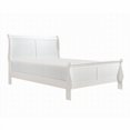 thumbnail image 4 of Full Size Wood Platform Bed Frame with White Finish for Bedroom - No Box Spring Needed, 4 of 5