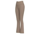 thumbnail image 4 of Sngxgn Leggings for Women Stretch High Waist Pants with Thick Lined(Khaki,S), 4 of 4