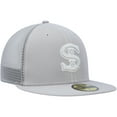 thumbnail image 3 of Men's New Era  Gray Chicago White Sox 2023 On-Field Batting Practice 59FIFTY Fitted Hat, 3 of 5