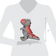 thumbnail image 7 of Jurassic World Carnotaurus 7-inch Small Plush Dinosaur, Stuffed Animal, Collection, Each Sold Separately, Kids Toys for Ages 3 up, 7 of 7