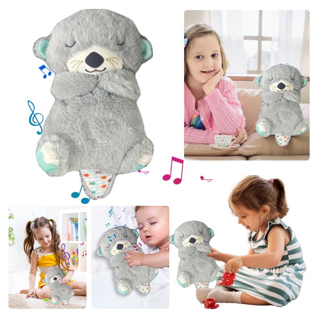 Animal Peluche Suave Juguete Musical Iluminado Realista Calma Las Emociones Los