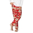 thumbnail image 2 of Hirioo Lilies Flowers for Teenagers' Pajama Pants Womens Lounge Pants with Pockets Pj Bottoms Pants for Men-XS(5-6), 2 of 6