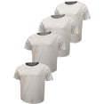 thumbnail image 1 of Joe Boxer Mens Joe Boxer 4 Pack White Crew Neck Undershirts (Large), 1 of 2