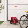thumbnail image 1 of vidaXL Pet Bike Trailer Red Oxford Fabric and Iron, 1 of 5