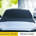 thumbnail image 4 of Car Rear Windshield Snow Cover, DELESYS 190*107cm Anti Ice Frost Windshield Protector, Windproof Oxford Window Cover, Winter Car Accessories for Cars, Trucks, SUVs, Lorries, 4 of 6