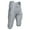 Silver, variant on CHAMPRO Bootleg 2 Integrated Poly/Spandex Football Game Pants, Youth Large, White