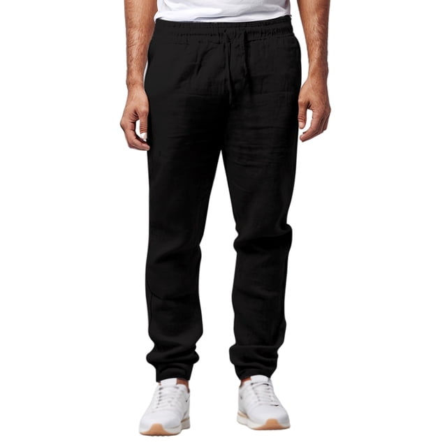 Zszcpp Jogging Pants For Men Lightweight Loose Long Holiday Drawstring Comfort Relax Lounge Trousers Casual Trouser