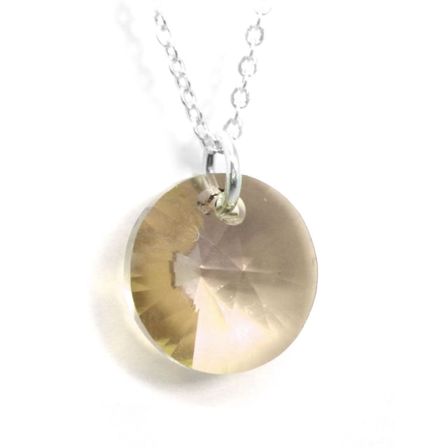 Collar Zvezda Xilion color Colorado Topaz plata .925 Zvezda ZCO-XIL12-LCT
