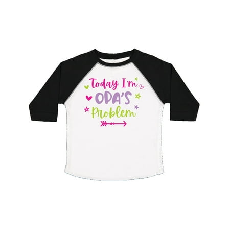 

Inktastic Child Funny Today Im Opas Problem Gift Toddler Toddler Girl T-Shirt