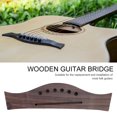 thumbnail image 2 of Sillín de guitarra, Sillín de palisandro de 6 cuerdas Piezas de guitarra Puente de sillín de guitarra Diseño de próxima generación, 2 of 8