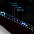 thumbnail image 3 of (-）Double Arc Pulsing Cigarette Lighter Zinc Alloy Side Pressing Type Power Display Flameless Electric Lighter, 3 of 3