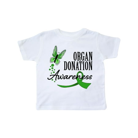 

Inktastic Organ Donation awareness- butterfly green ribbon Gift Toddler Boy or Toddler Girl T-Shirt