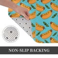 thumbnail image 6 of Pofeuu Hot Dog 5 Print Flannel Doormats Rug16"x24"Rug Washable Doormats Indoor Outdoor Rugs for Layered Front Door Mats, Porch, Kitchen, Entryway, 6 of 7