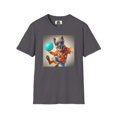 thumbnail image 3 of German Shepherd frisbee flying shirt, 3 of 10