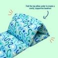 thumbnail image 3 of Wildkin Kids Microfiber Floor Lounger – Travel-Friendly, Sleepovers, Pillow Not Included - Confetti Blue, 3 of 6