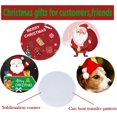 thumbnail image 2 of Sublimation Blanks White Coasters,20 Pcs 4 Inch Blank Round Rubber Soft Bar Coasters for Company Shop Bar Cafe Printing Photo Logo, 2 of 6