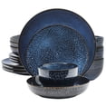 thumbnail image 1 of Juego de vajilla Gibson Elite Matisse Azul Cobalto 16 piezas, 1 of 5