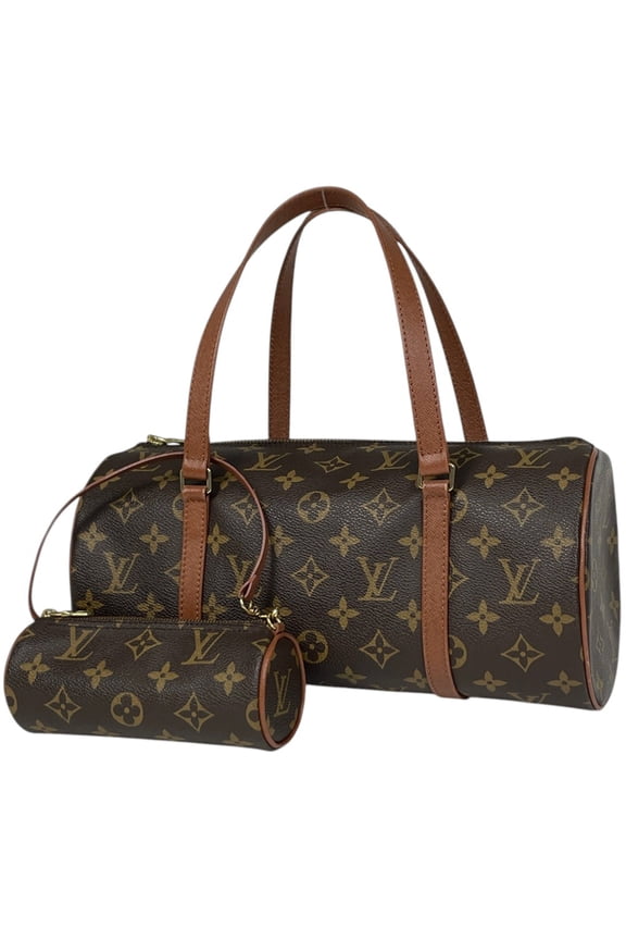Pre-Owned Louis Vuitton Papillon 30 Barrel Bag (Old Model) - Monogram Brown Handbag, M51365,...