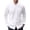 White, variant on Men's Oxford Shirt Solid Casual Button Down Collar Shirts Long Sleeve Dress Polo Shirts with Pocket, 2XL