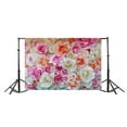 thumbnail image 3 of ABPHOTO 7x5ft Photography Backdrop atio Paper Flowers Blooming Rose Floral Wallpaper Photo Background Backdrops, 3 of 4