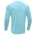 thumbnail image 7 of UVEASISHA Big and Tall Henley Shirts for Men Button Up V Neck Long Sleeve Tee Shirt Fall Casual Regular Fit T-Shirts Solid Color Workout Tops Mint Green XL, 7 of 7