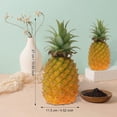 thumbnail image 2 of Artificial Pineapple Fake Fruits Model Faux Simulation Lifelike for Summer Home Cabinet Table Party Kitchen Decor Realistic Photography Prop - 10.6 inch, 2 of 3