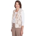 thumbnail image 3 of Alfred Dunner Womens Petite Faux Fur Collared Vest, 3 of 4