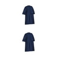 thumbnail image 4 of Guardurnaity Kimono sólido primavera verano crepé camisón suelto mujeres hombres Albornoz media manga hogar Hotel ropa de dormir Type5 NO5, 4 of 6