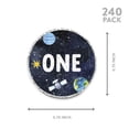 thumbnail image 5 of Koyal Wholesale Outer Space Birthday Chocolate Drop Label Stickers for Kisses, For Kids Birthday Favors, 240-Pk, 5 of 5