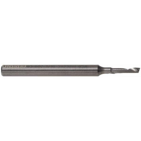 

Accupro 1/8 Diam 1/4 LOC 1 Flute Solid Carbide Upcut Spiral Router Bit Right Hand Cut 1/8 Shank Diam 1-1/2 OAL Use on Aluminum Plate Single or Multi-Sheet Aluminum