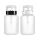 thumbnail image 3 of 2pcs 200ml Nail Polish Remover Press Bottles Empty Lockable Pump Dispenser Bottles (Black Neck and White Neck Press Bottle), 3 of 4