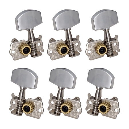 6Pcs Guitar 3L 3R Open String Button Tuning Pegs Machine Head Key Peg Knobs for Electric Guitar Accs
