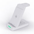 thumbnail image 3 of EGNMCR The Three-in- Charging Station Pile Is Suitable For The Common IOS Interface Mobile Phone Earphones And Wireless Charging Watches On The Market wireless charging, 3 of 3