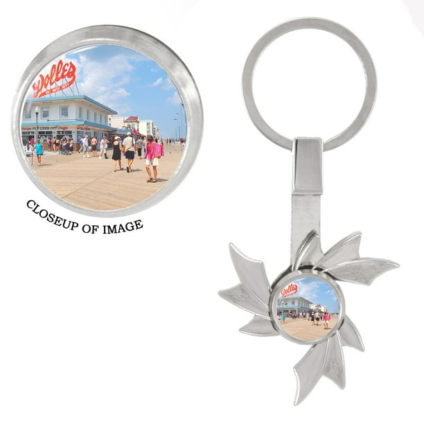 Mad Marble Rehoboth Beach Delaware Boardwalk Fidget Spinner Keychain Walmart Com Walmart Com