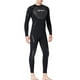 thumbnail image 1 of DivaSail Wetsuits Traje de buceo Ultrathin Secado rápido Pantalones de manga larga Cuerpo completo Traje de baño Jumpsuit Deportes transpirables Pieles de buceo Hombres negro 【XXL】 Scienceny OD003280-05, 1 of 7