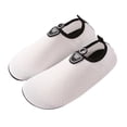 thumbnail image 2 of Domuza water shoes for women, Lightweight Breathable Slip-On Aqua Socks, Flexible Non Slip Water Skin Shoes for Beach Swim Pool Yoga Exercise White 7.5（EU-39）, 2 of 5