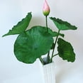 thumbnail image 3 of Flores de loto artificiales JAMW Hojas de lirio de agua 3pcs, 3 of 5
