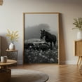 thumbnail image 6 of Elegance in Motion: Black and White Horse & Classic Car Canvas Wall Art, 6 of 10