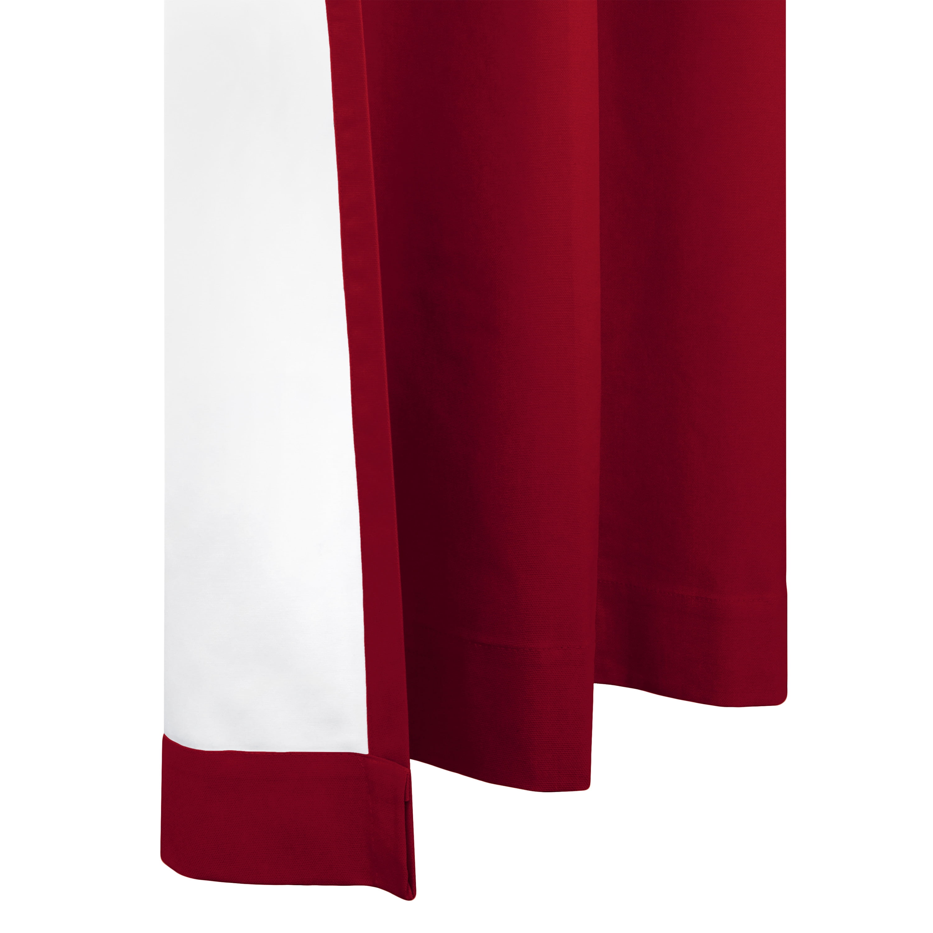 Winmate Topsions 3-way Header Insulated Curtain Panel Pair each 80" x 84" in Burgundy
