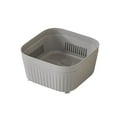 thumbnail image 3 of Kieccall Kitchen Organizer Basket Food Safe Plastic Drainer Space Saving Container for Vegetable Storage, 3 of 6