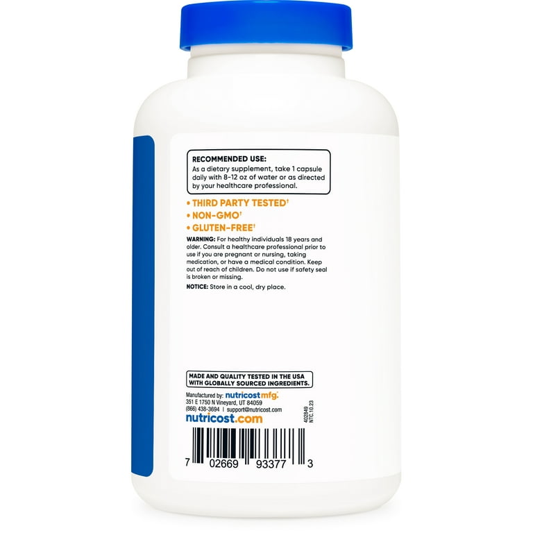 Nutricost Huperzine A 200mcg Supplement - 240 Caps, Non-GMO