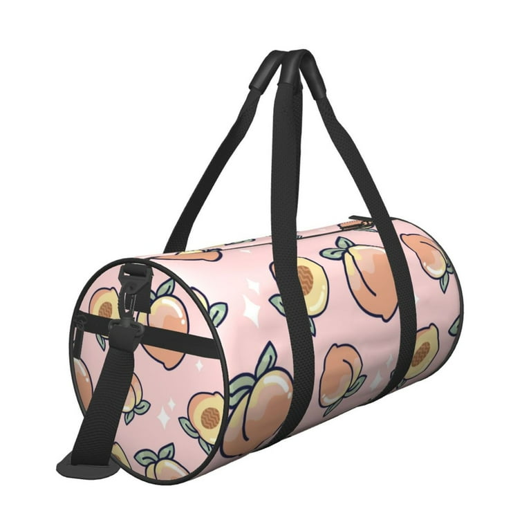 ZICANCN Peach Fruit Decorative Travel Duffle Bag, Sports